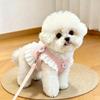 Adjustable Straps Harness And Leash Set Universal Fit Small Pet Harness Pet Chest Strap  Tiny Pets