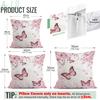 Cherry Blossom Butterfly Pillowcase Printed Polyester 40/45/50cm Throw Pillowcover Decorative Sofa Cushion Pillowslip Home Decor