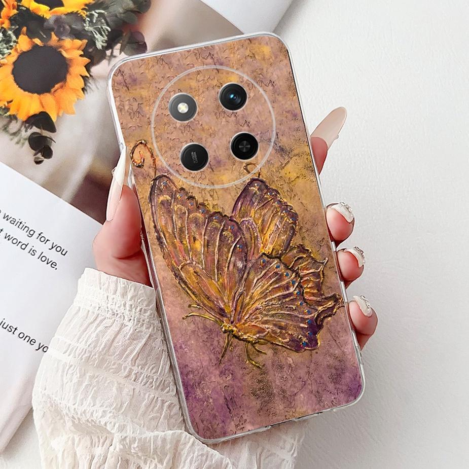 For Honor Magic 7 Lite Case BRP-NX1 2025 New Luxury Painted Cover Clear Silicone Soft Slim Phone Case For Honor Magic7 Lite Bags