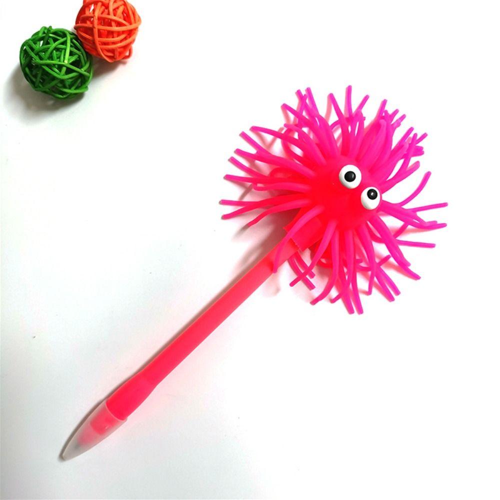 Quick-Drying Neutral Gel Pens Fluffy Ballpoint Pen Cartoon Signature Pen  Stationery