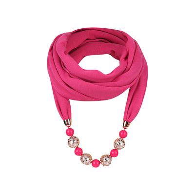 Gorgeous Beads, Circular Ring Scarf, Women's Scarf Accessories, Necklace, Ethnic Scarf