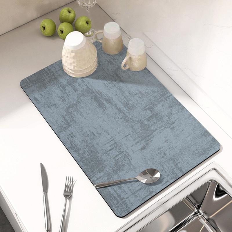 

Коврик для слива на кухне, противоскользящий впитывающий коврик, коврик для слива посуды, коврик для кофемашины, коврик для чая 30 * 40CM