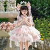 2026 Mädchen Lolita Monet Garten Prinzessinnenkleid - Stilvolles Sommer-Geburtstagsparty-Outfit