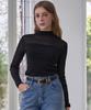 LENIC&MCCOY Slim Silhouette Sheer Mock Neck T-Shirt Mm10Ts570Fcy