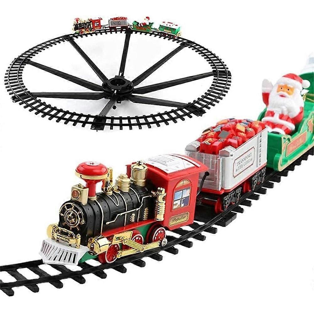 Christmas Electric Train Toy Christmas Tree Scene Decor Hanging Ornament For Festival Holiday New Year Decoration