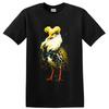 Crested Pigeon T Shirt Dynamic Realistic Bird Art Colorful Wildlife Tee Graphic