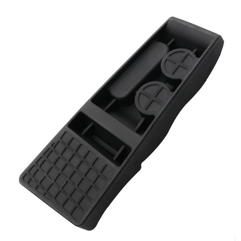 Silicone Nero per Tesla Model S Inserto Centrale in Silicone Scatola Organizzatore Contenitore Console Porta Bicchiere Parti Interne Accessori Auto