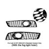 Honeycomb Bumper Front Fog Light Grille Grill Cover 8P0807682D 8P0807681D Fit A3 8P 2009-2013