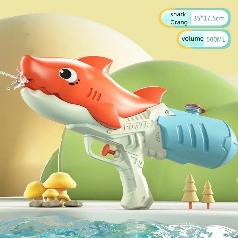 Pistola ad acqua giocattolo portatile estate acqua assorbente ad alta pressione pistola ad acqua spiaggia all'aperto fucile ad acqua giocattoli da combattimento