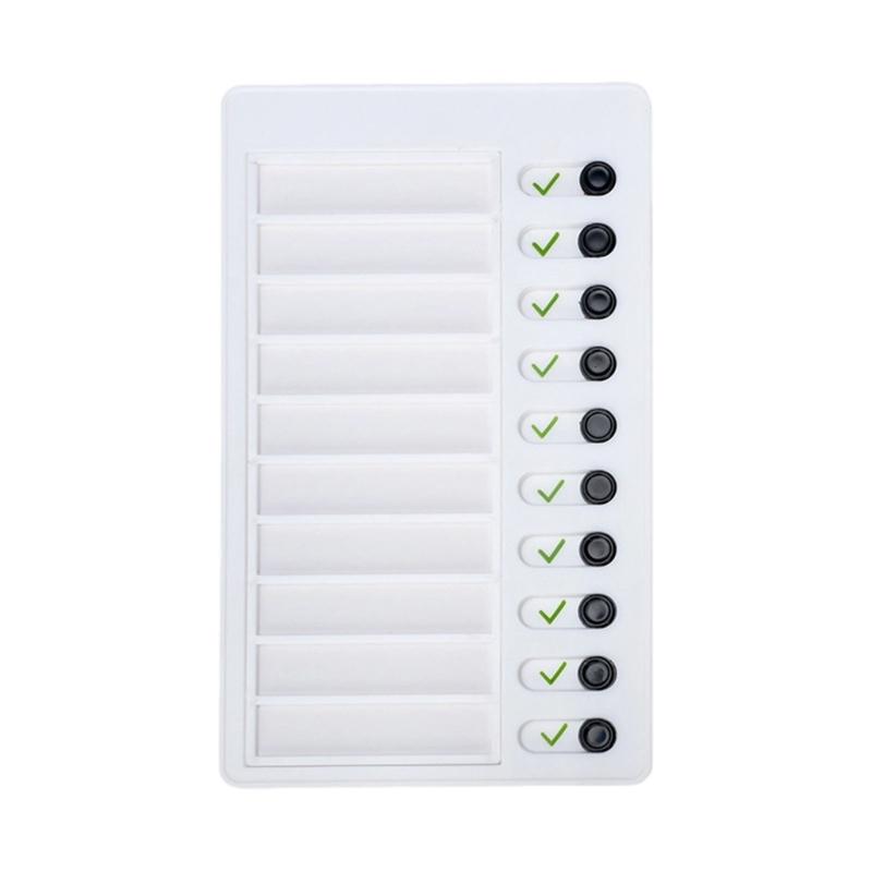 Tabella della Routine Quotidiana per Bambini Tabella delle Faccende Quotidiane Educativa Tabellone Visivo 12x20cm per la Gestione dei Compiti
