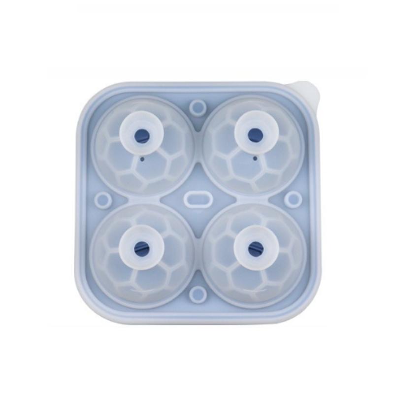 

Large Ice Cube Tray Round Ice Molds Soccer Ball & Basketball Shapes Easy Release Silicone Molds Suitable for Whiskey Drinks
