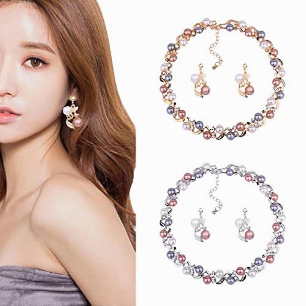 Latest Pearl Necklace Jewellery Set for () (11866S)