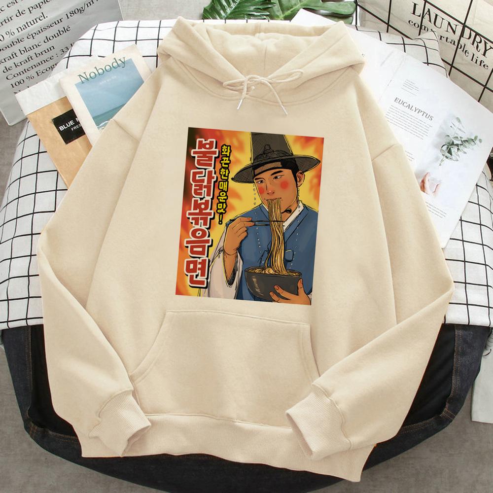 Shin Ramen Hoodies Women Gothic Anime Hooded Shirt Pulls Female Vintage Hooded Shirt