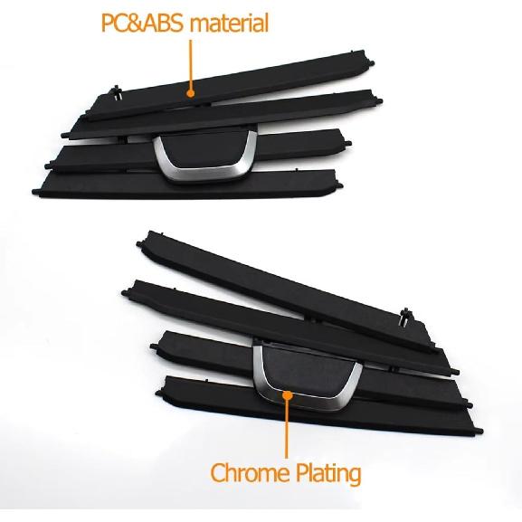 Dashboard Front Air Conditioner Ac Vent Outlet Grille Repair Kit for BMW 7 Series G11 G12 2016 2017 2018 2019 2020 730 740 750(Central-Left)
