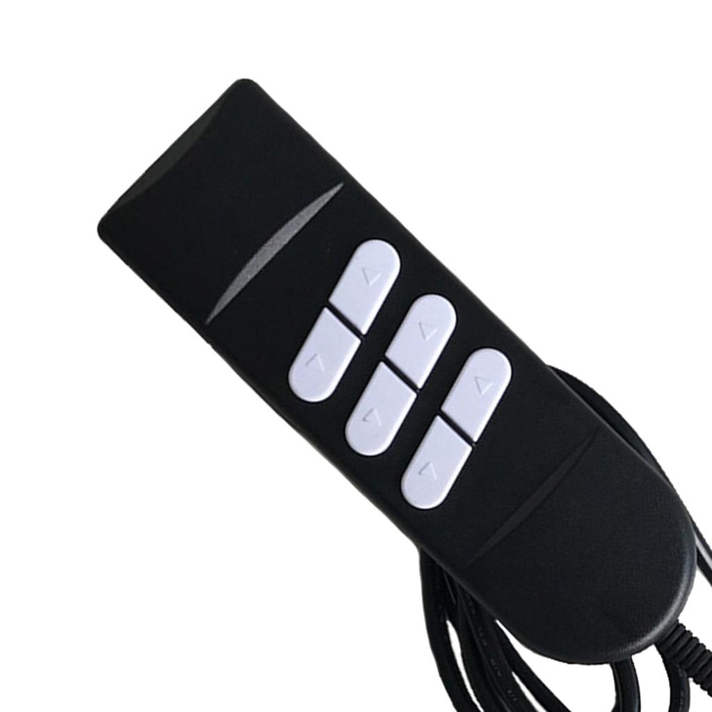 Sofa Lift Controller Easy to Use Six Button Universal Manual Multifunction Remote Handset Power Recliners for Furniture Couch