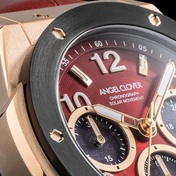 Angel Clover EXVENTURE SOLAR EVS45PRE-RE Wrist Watch