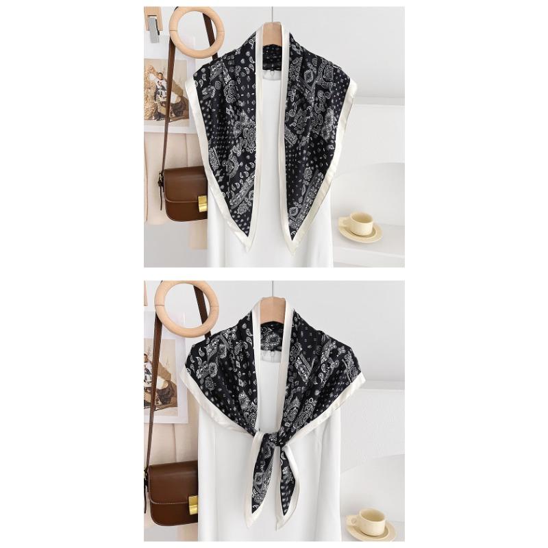Fashion Versatile Paisley Triangle Scarf Thin Breathable Summer Sun Protection