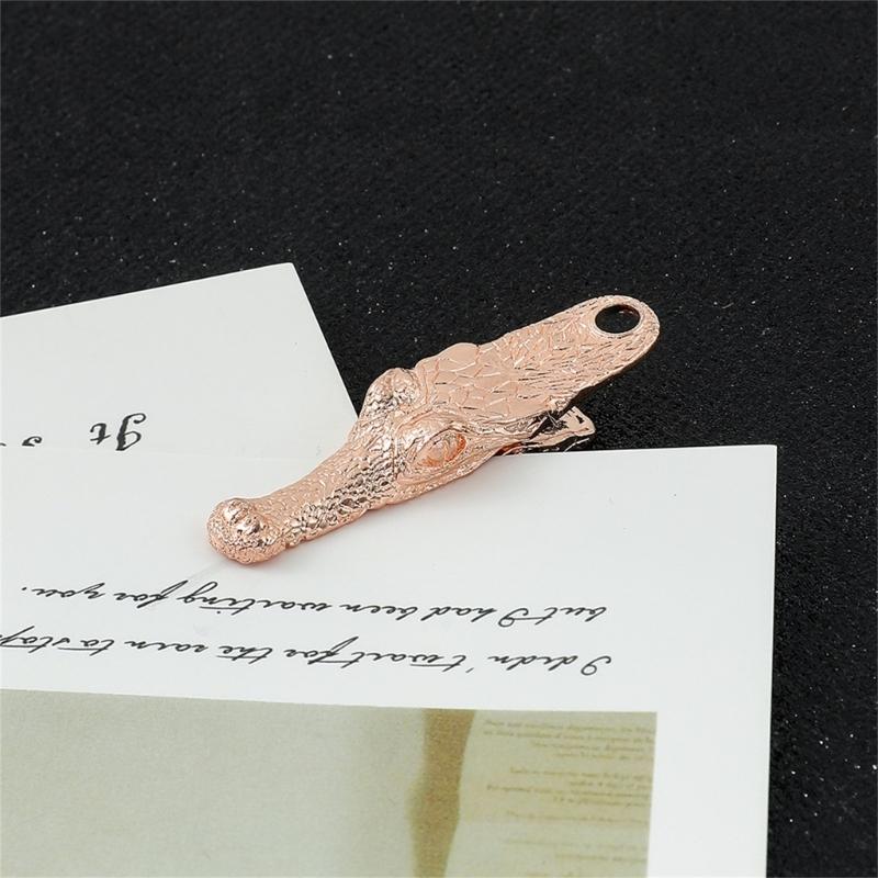 Elegant Alligator Clip Bookmarks Office Tool For Notebooks Documents Present  Metal Book Marks Book Clip