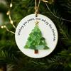 Light Texture Holiday Ornament Handcrafted Sea Glass Christmas Ornaments Santa Candy Cane Tree Gingerbread Coastal for Hanging