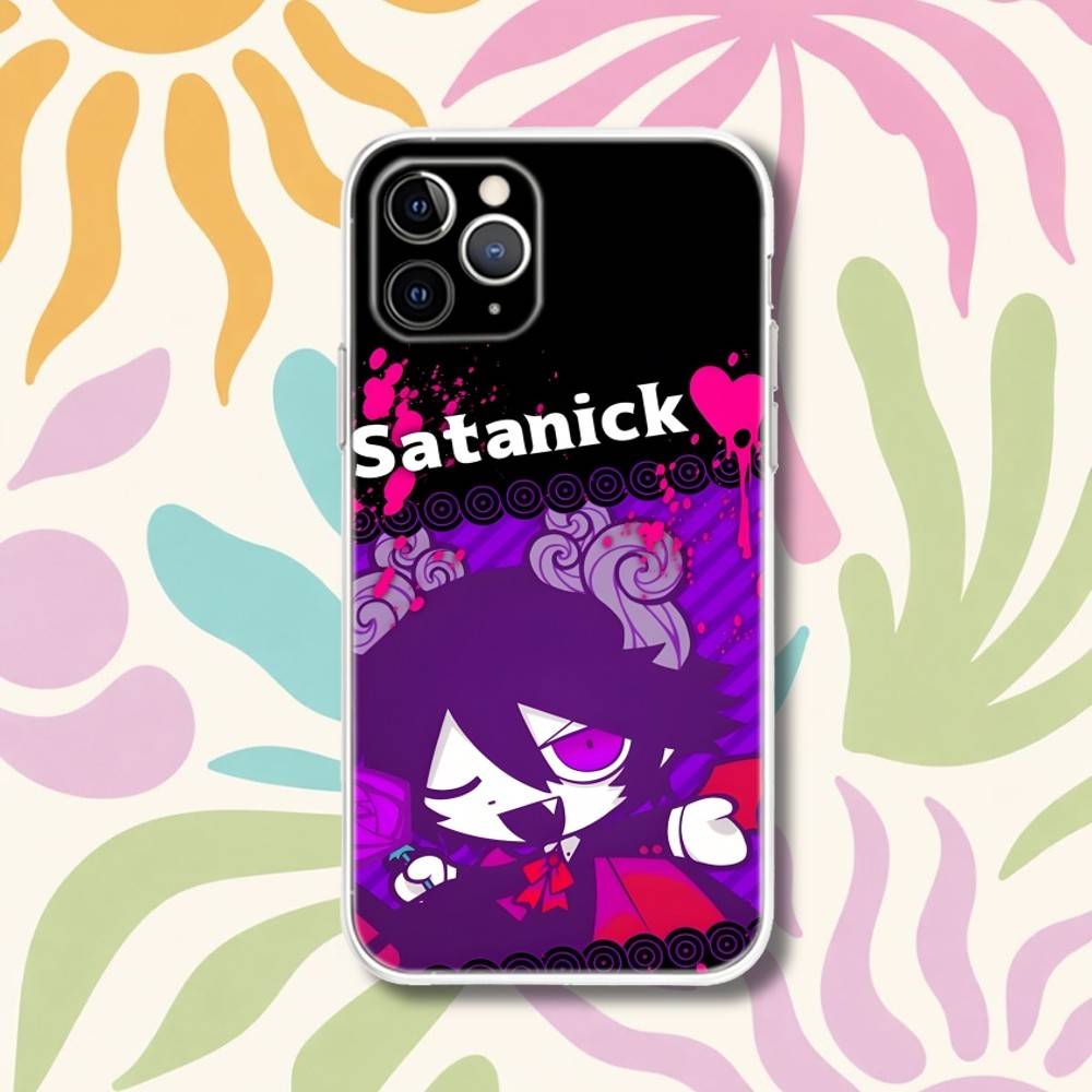 Satanick O-Okegom Game Transparent Phone Case For iPhone 17,13,15,12,11,14,16 Pro Max Mini 7,8 Plus SE4,17E Air Fundas