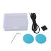 CW Key Quick Response Double Paddle Morse Code Key with Magnetic Base 3.5mm Jack Type C Port for Smartphone Computer Ham Radio