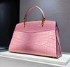 Sacs à main pour femmes en cuir véritable Mode de luxe Dame Sac coquillage à poignée supérieure 2023 Nouveaux sacs à bandoulière croisés à motif crocodile