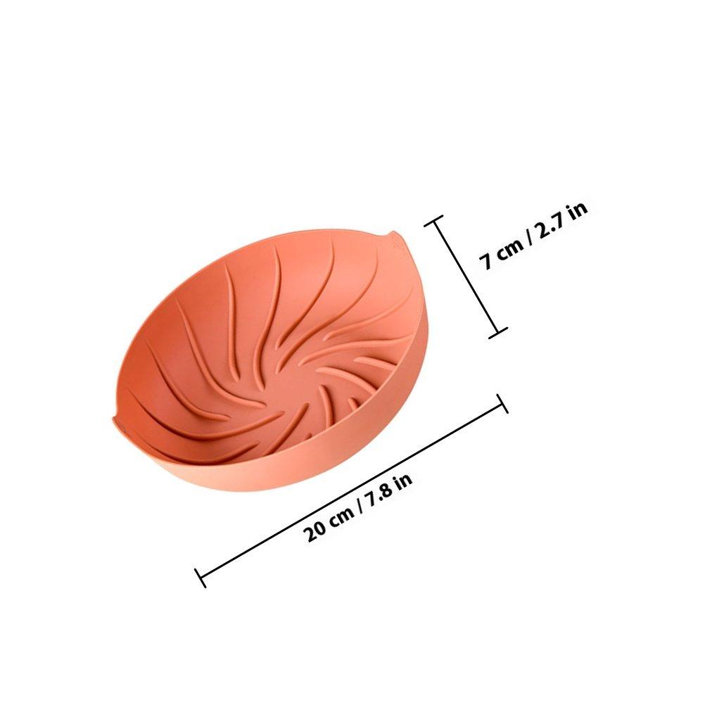 

Silicone Non-Stick Reusable Baking Mats for Chicken Wings Burgers Fish Shrimp Breakfast Air Fryer розовый