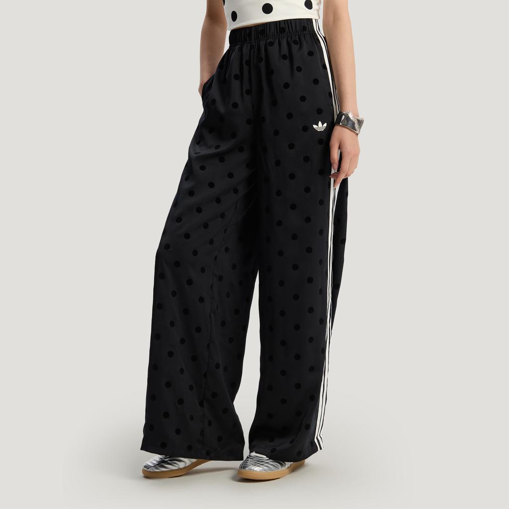 Adidas Originals SATIN POLKA DOTS WIDE LEG PANT Casual Pants Women's KV1169