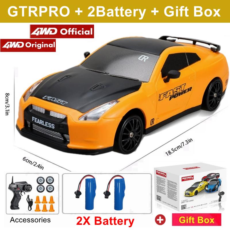 Rc Drift Car With Led Light Remote Control Vehicle Ae86 Professional High Speed Racing Toys For Kids Children Adults Gifts