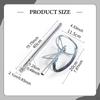 Concrete Mixing Rod for Hand Drill Easy Clean Heavy Duty Putty Rustproof Paint Mixer Bit