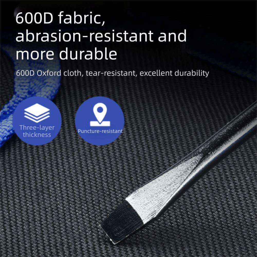 Wear-Resistant Oxford Cloth Electrician's Tool Bag One-Piece Design Portable Repair Bag  Woodworker