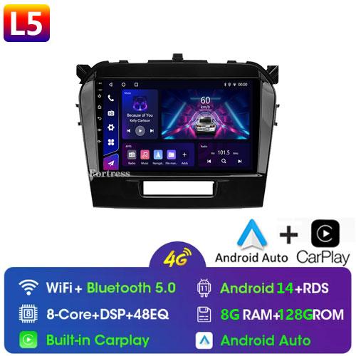 DSP 8 Core Android 13 Multimedia DVD Player For Suzuki Vitara 2017 2018 2019 2020 Autoradio GPS Navigation Car Radio Stereo