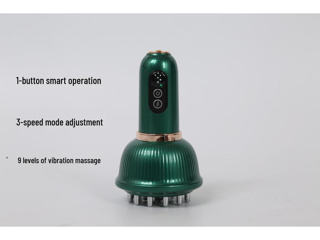 Wireless Heating Slimming Belly Massager with Full Body Vibration and Meridian Dredging Electric Brush