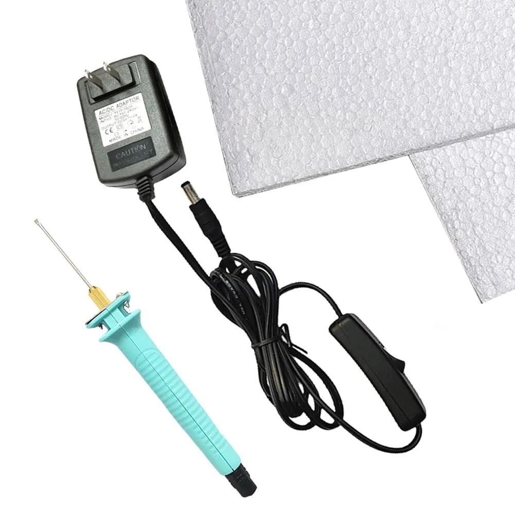 Schaumstoffschneider-Stift mit einstellbarer Temperatur, 110 V-240 V, elektrische Schaumstoff-/Styropor-Schneidemaschine, tragbarer Styroporschneider, Heimwerkerwerkzeuge