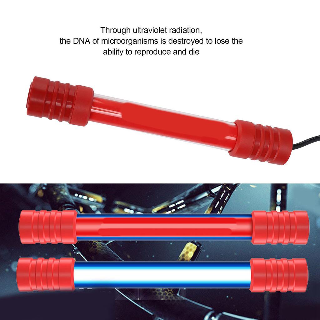 Aquarium Clean Light Fish UV Sterilizer Germicidal Lamp for Pond Filter