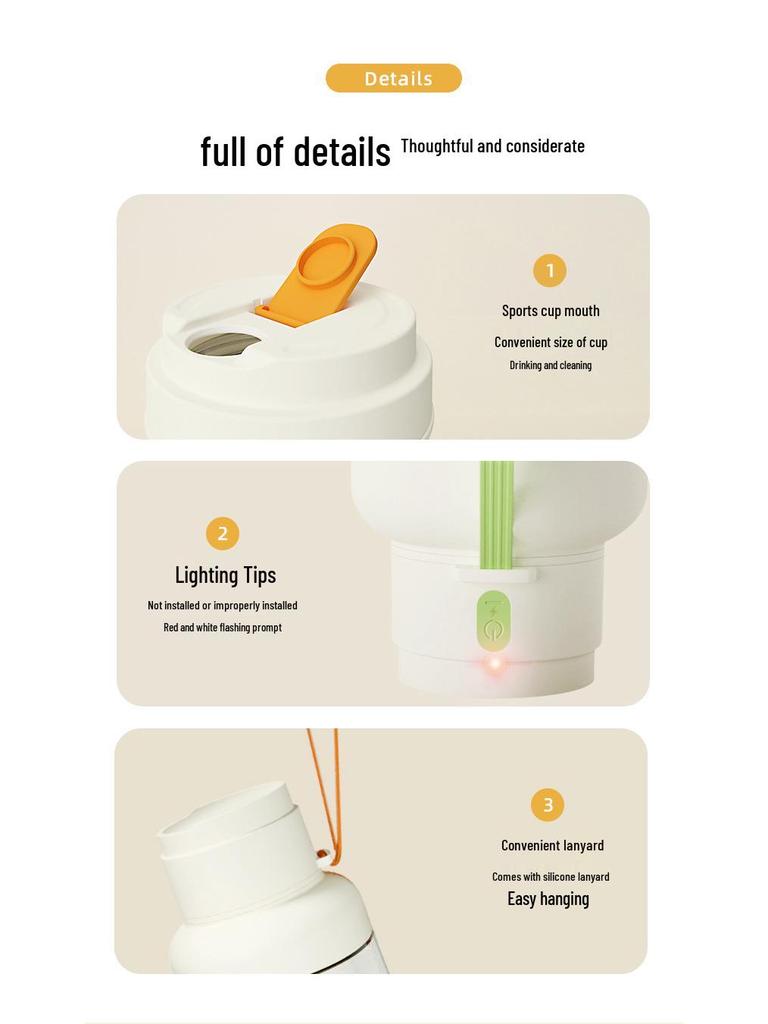 Portable Multi-Function Rechargeable Juicer Cup