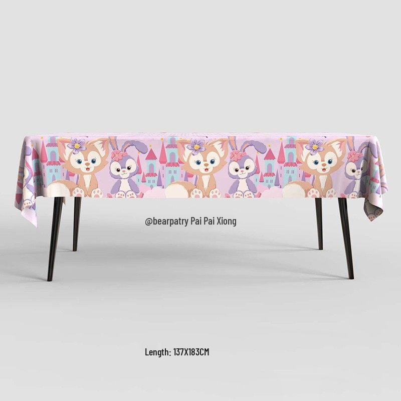 ZISIZ Children s Birthday Party Tablecloth