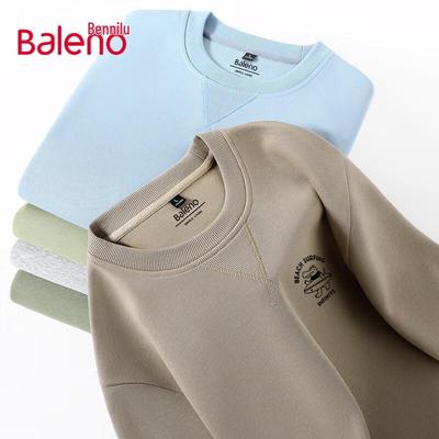 Baleno Herr Tungvikt Rundhalsad Pullover Sweatshirt