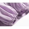 Round Neck Long Sleeve Shirt Lantern Sleeve Small Top Women's Lace Shirt Spring