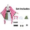 Slayer Demon Kanroji Mitsuri Clothing Cosplay Anime Party Costume Suit Perform