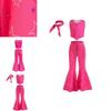 New Barbie Cosplay Costume Set For Girls Princess Style Cute Printed And Multicolor
