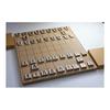 Tendo shogi pieces Red push pieces & folding board No. 5 & piece stand Domestic quality