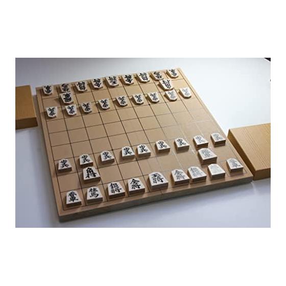 Tendo shogi pieces Red push pieces & folding board No. 5 & piece stand Domestic quality