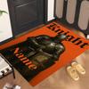 Holy Knight (1) Personalized Name Office Carpet Stylish Decor for Living Room Bedroom Kitchen