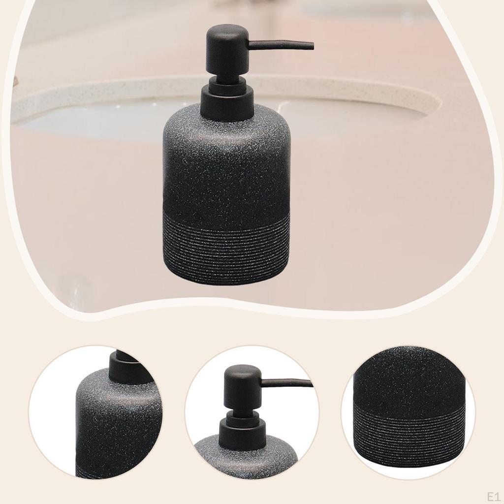 Hand Soap Dispenser Shampoo Bottle 3x6.2inch for Bathroom Counter