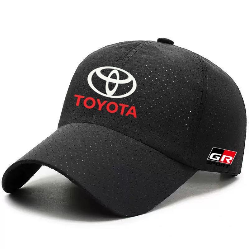 2026 New Toyota Logo GR Racing Summer Thin Breathable Soft Top Baseball Hat Outdoor Riding Sunshade Hat Duck Tongue Hat