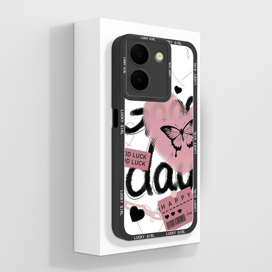 For Vivo Y36 4G 5G Phone Case Cute Panda Full Protection Back Cover Protectors For Vivo Y 36 Global Soft Liquid Silicone Bumper