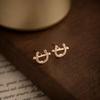 Minimalist Horseshoe Stud Earrings Simple Niche Earrings Elegant Chic Ear Accessories