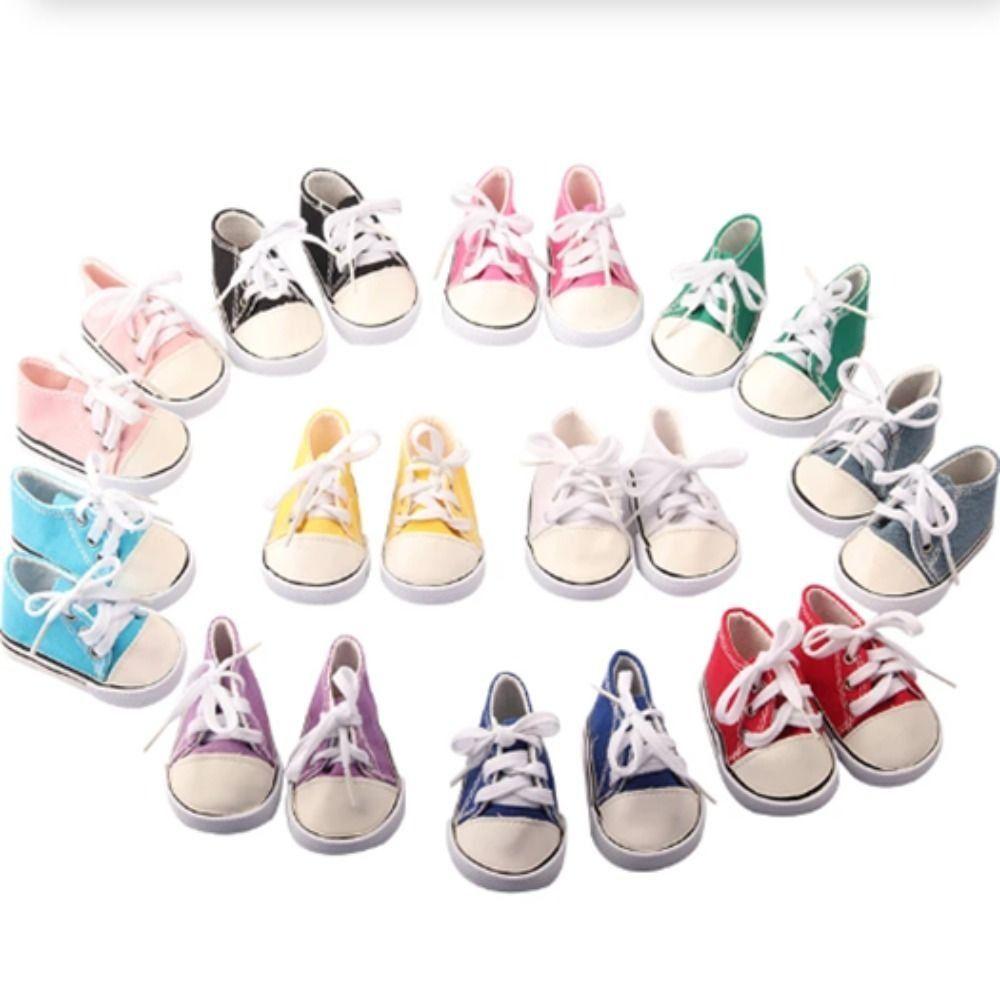 Cute Doll Shoes Kawaii BJD Doll Shoes Shoes For Dolls Accessories Doll Canvas Shoes  DIY