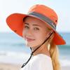 Cappello da Sole Estivo Unisex a Tesa Larga con Rete Traspirante, Tessuto Leggero Protezione Completa per Viso e Collo per Pesca Escursionismo Campeggio Spiaggia Uso Esterno